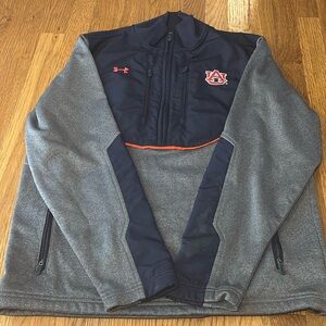 Men’s Vintage Auburn Under Armor On-Field 1/2 Zip Jacket